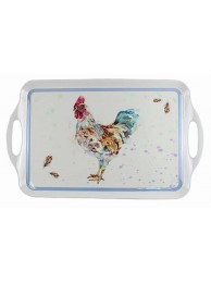 Country Cockerel Large Tray