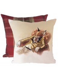 Snoozing Fox Cushion