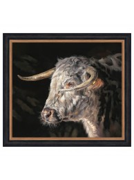 Framed Print British Longhorn By Debbie Boon