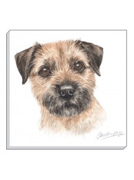 Canvas Print Waggygogz Border Terrier Was £25