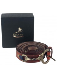 Maple Belt Slim Navy 38