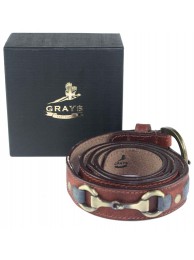 Maple Belt Slim Grey 44