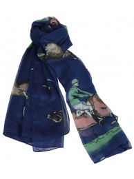 Scarf Racing Navy