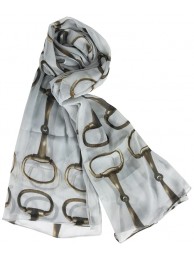 Scarf Snaffle Light Grey