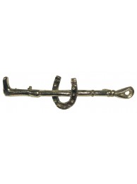 Silver Horseshoe Stockpin